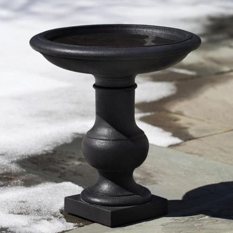 Balustrade Cast Stone Birdbath