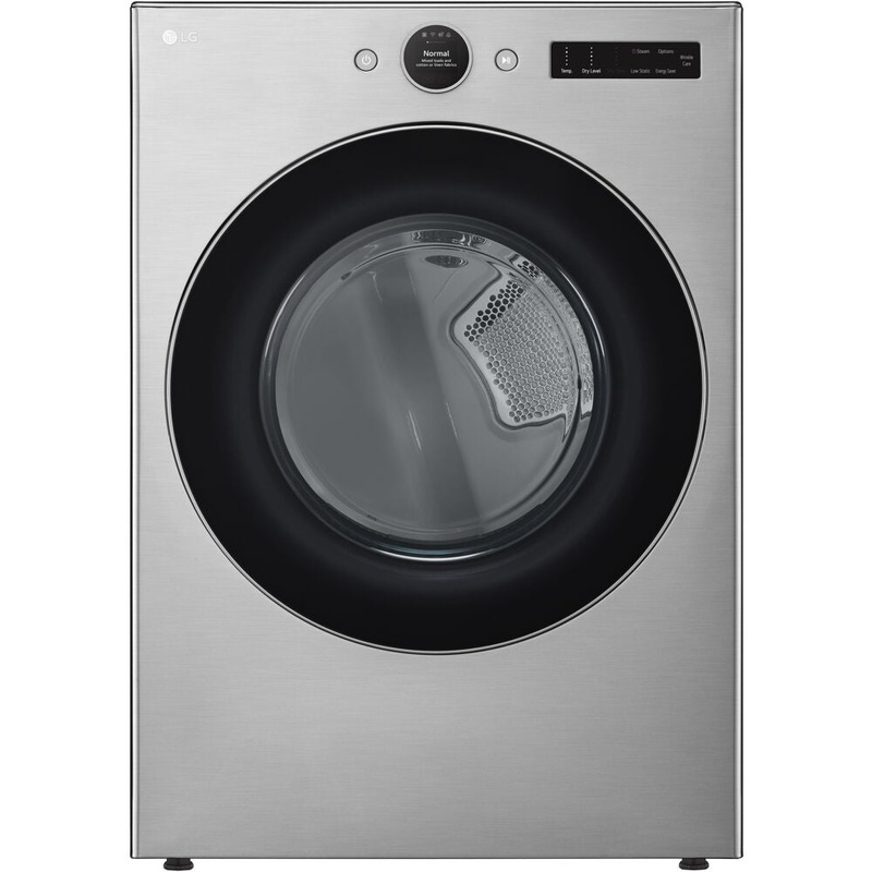 LG – 7.4 CF Ultra Large Capacity Gas Dryer w/ Sensor Dry, TurboSteam, Wi-Fi – DLGX5501V