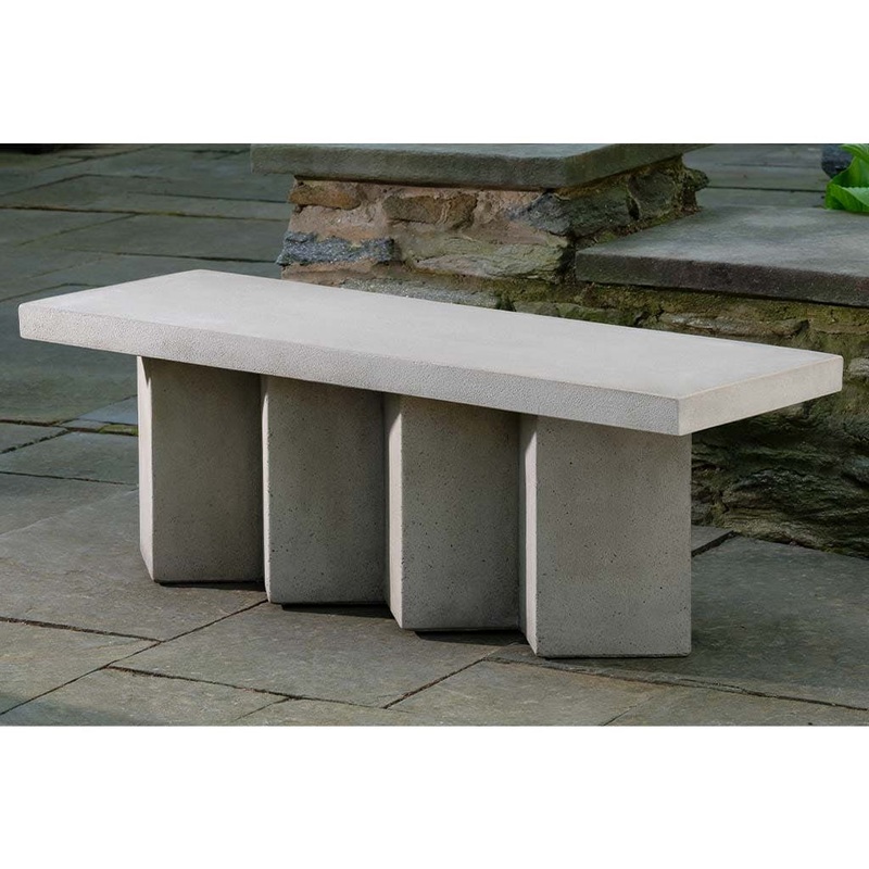 Accordion Modern Stone Bench – 4 Feet