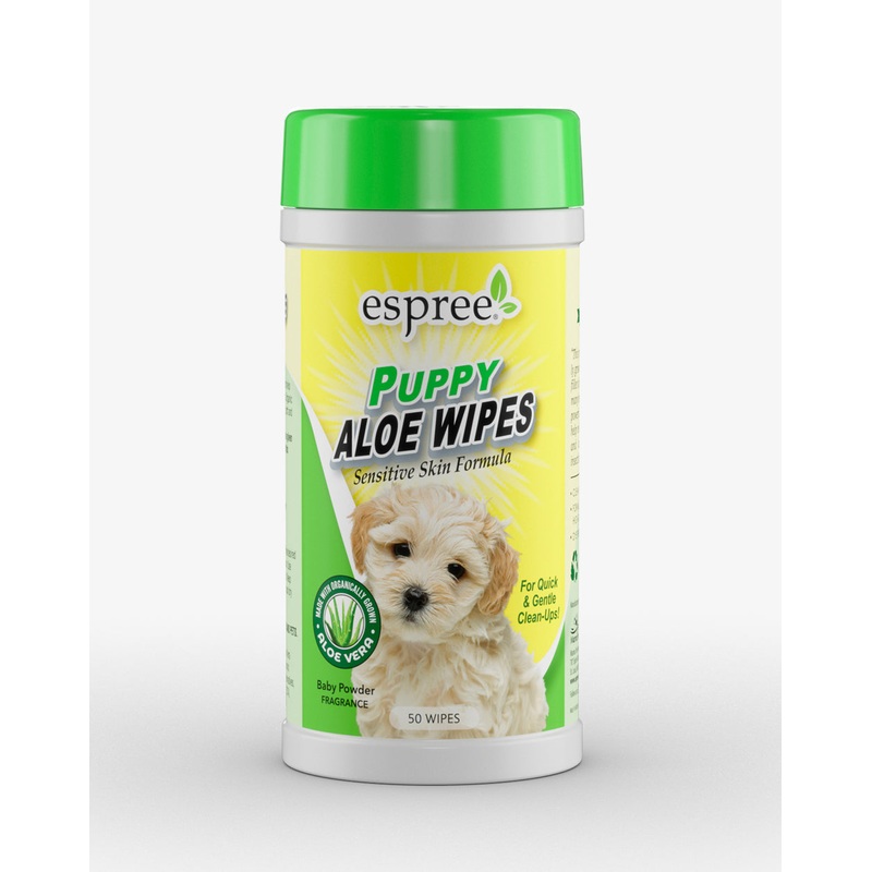Espree Puppy Aloe Wipes