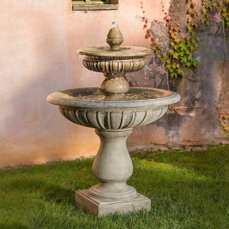 Longvue Tiered Outdoor Water Fountain