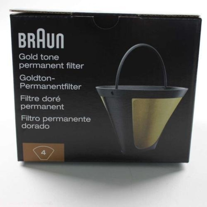 Delonghi KF6050WH Drip Coffee Maker Goldtone Filter
