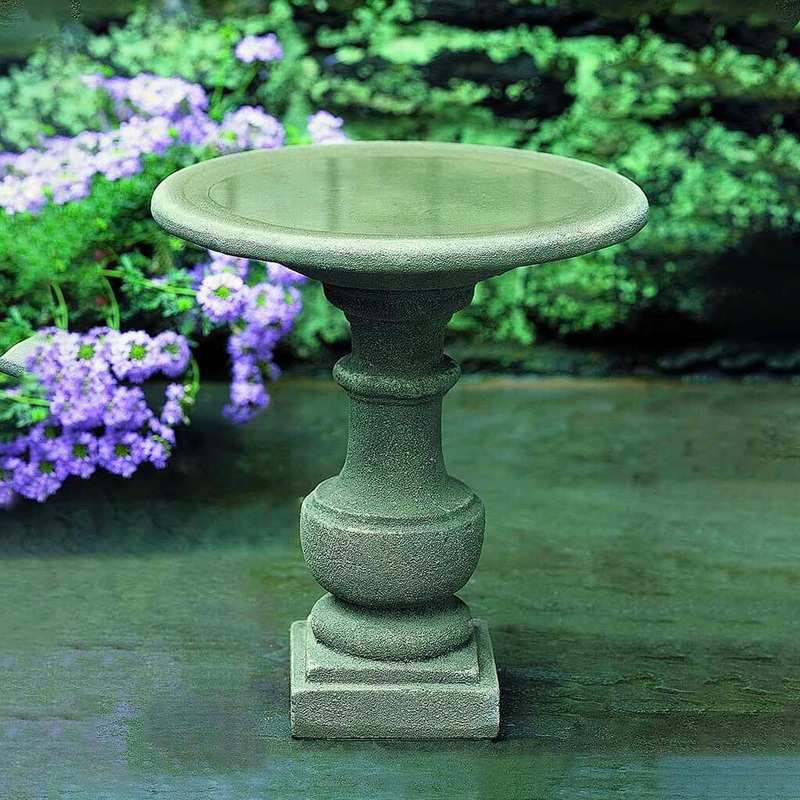 Siena Cast Stone Birdbath