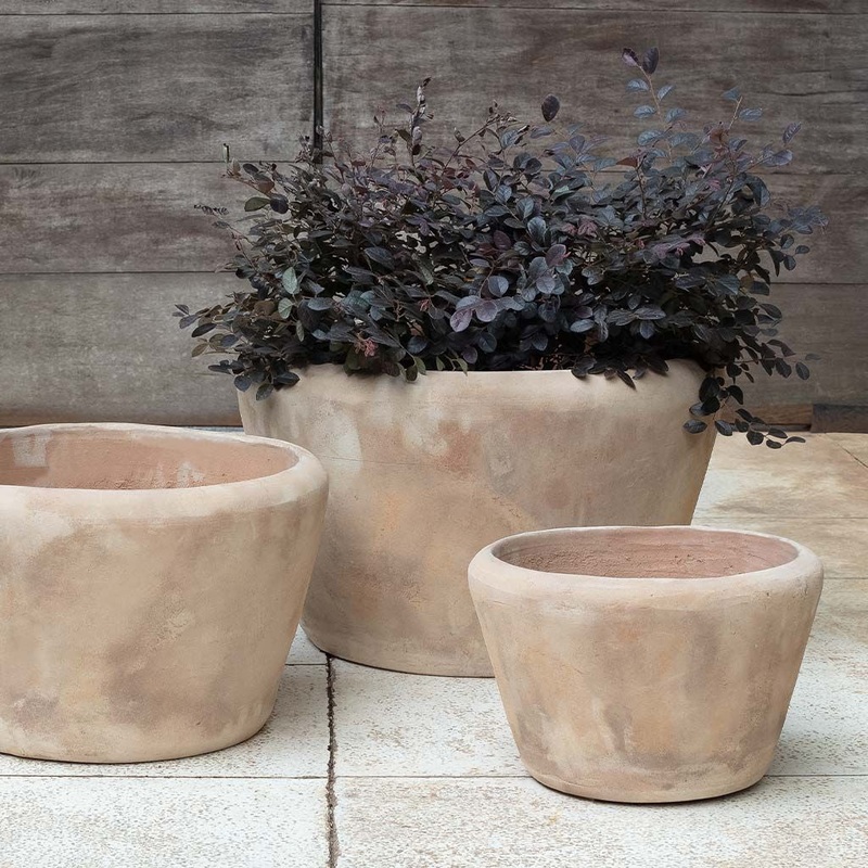 Whitby Planter Set of 3 | Glazed & Terra Cotta Collection