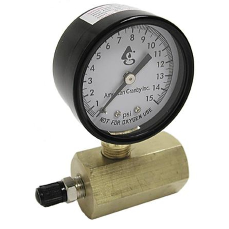 GAS TEST GAUGE 100 PSI