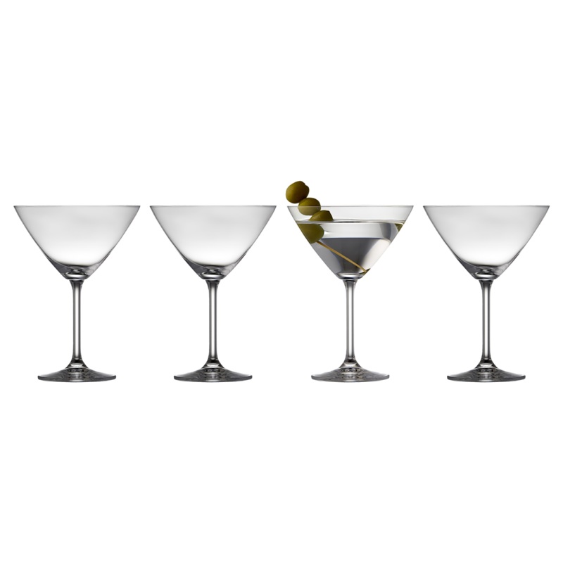 Martini Glass Juvel 28cl 4pcs