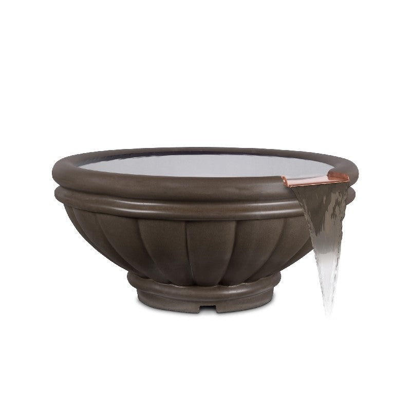 The Outdoor Plus – 24″ Roma GFRC Concrete Water Bowl – OPT-ROMWO24