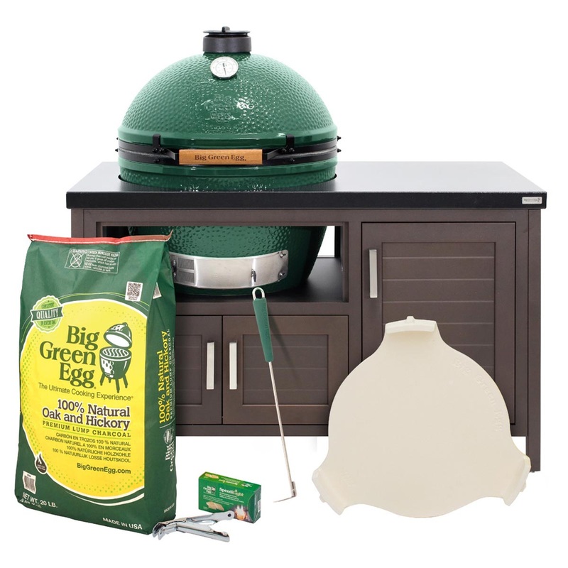 XL Big Green Egg + 53in Modern Farmhouse Table Package