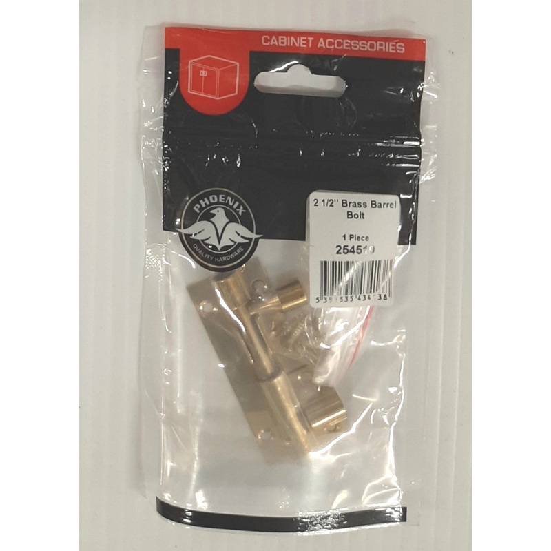2 1/2″ Brass Barrell Bolt Default