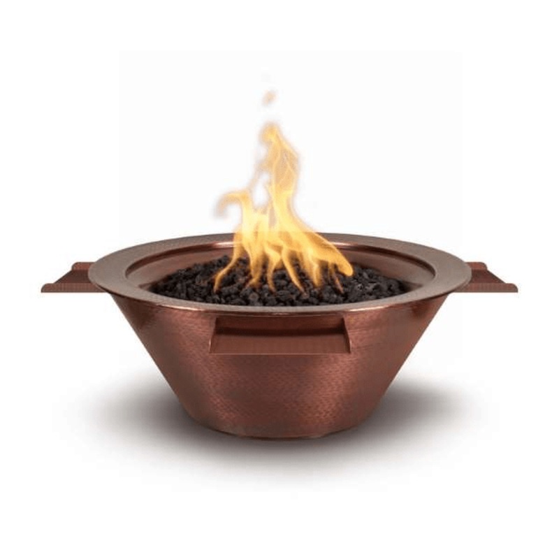 The Outdoor Plus Cazo 4-Way Copper Fire & Water Bowl 30″ Match