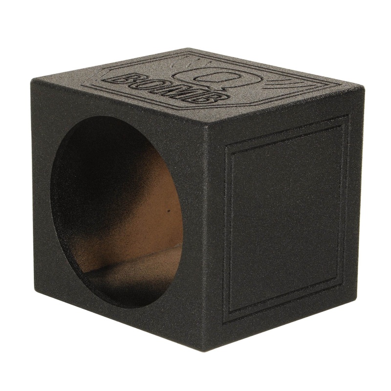 Q-POWER QBOMB 12″ Sealed Car Subwoofer Sub Box Enclosure Single – Open Box
