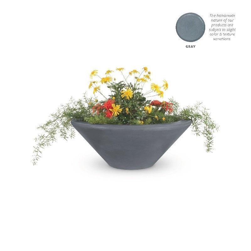 The Outdoor Plus – 31″ Round Cazo Planter Bowl – GFRC Concrete – OPT-31RP