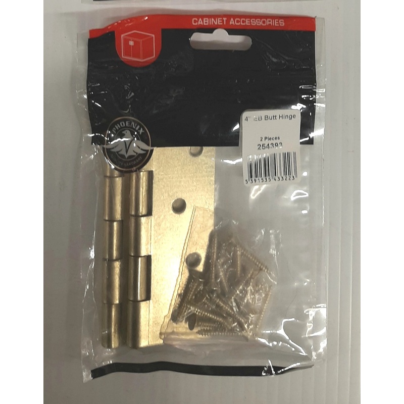 4″ Brass Butt Hinge (Pair) Default