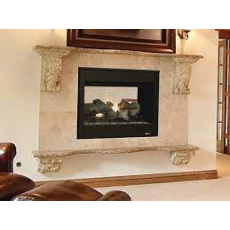 Superior 35 Inch Direct Vent Traditional See-Thru Gas Fireplace – DRT35ST