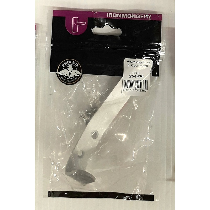 Aluminium Hat & Coat Hook (1) Default