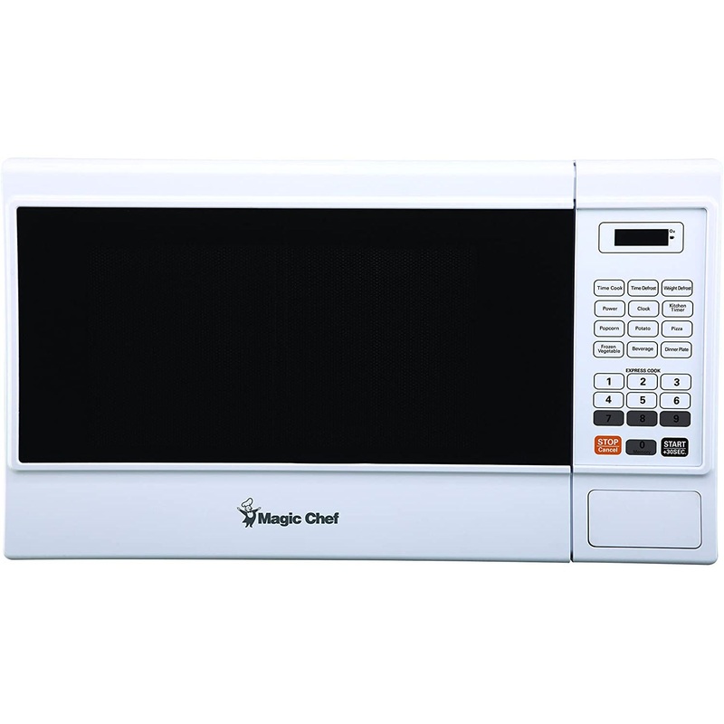 Magic Chef 1000 Watt 1.3 Cubic Ft Microwave with Digital Touch, White (Open Box)