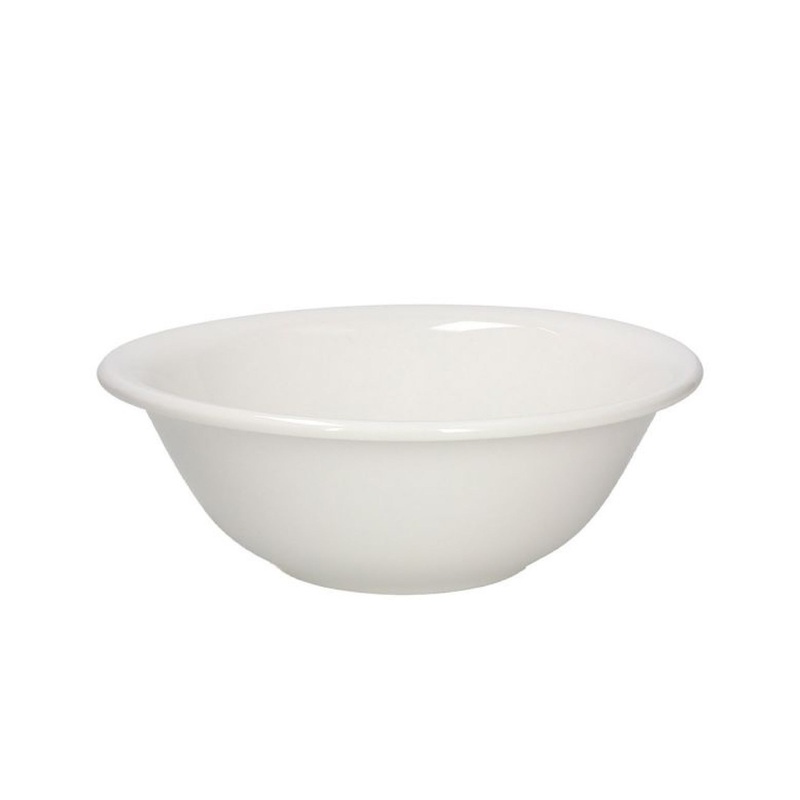 Bianco Porcelain Salad Bowl 22cm White