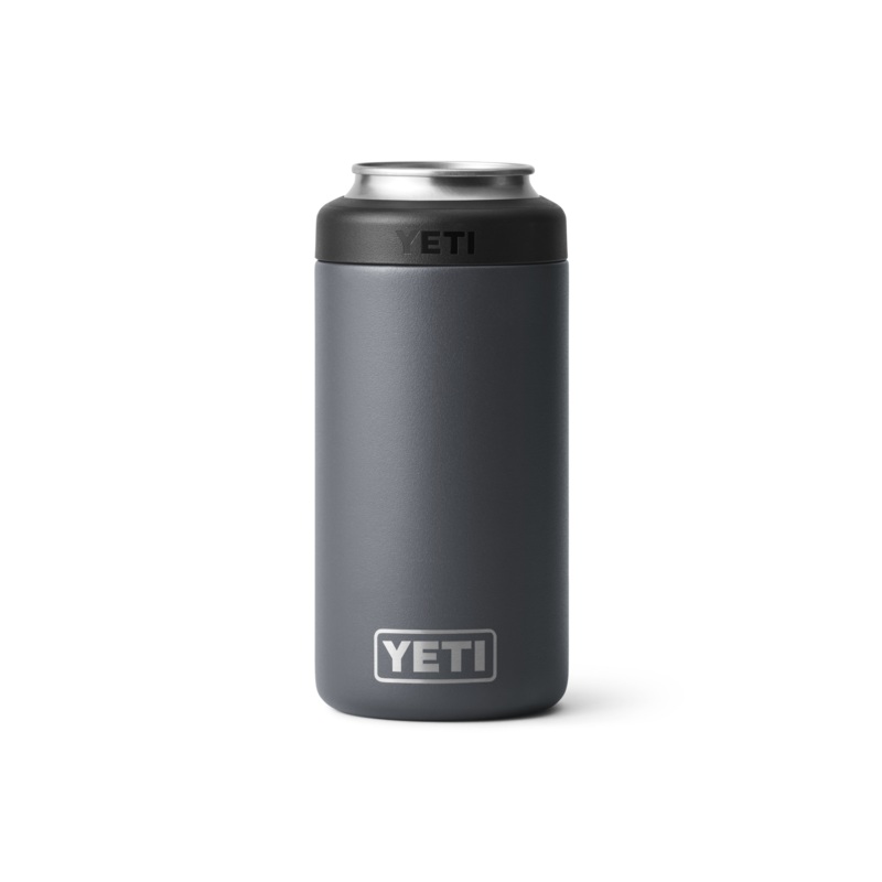 YETI Rambler 16 oz Tall Can Cooler Charcoal 16 oz
