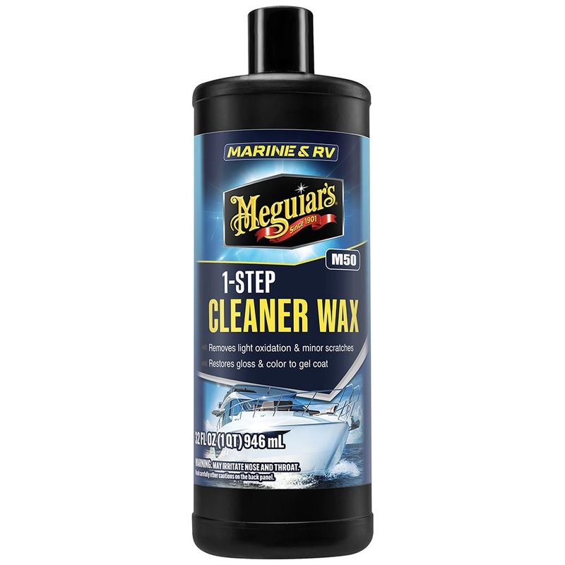 Meguiar’s #50 Boat/RV Cleaner Wax – Liquid 32oz [M5032]