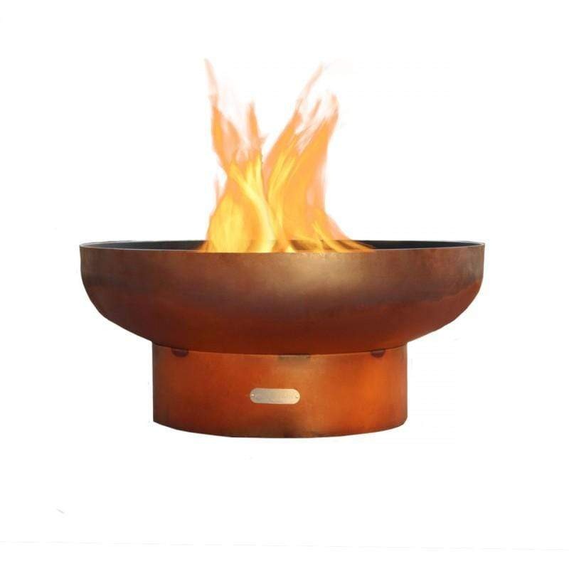 Fire Pit Art- Low Boy | 36″ | Low Boy-FPA-MLS120 Iron Oxide Match Lit Wood Burning