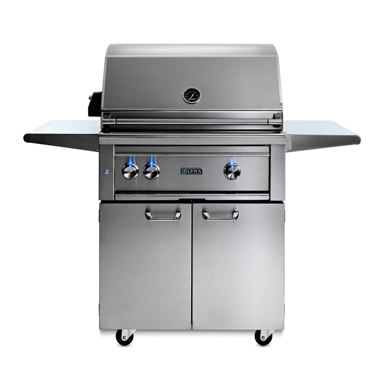Lynx Professional 30-Inch Propane Gas Freestanding Grill – All Trident Sear Burner w/ Rotisserie – L30ATRF-LP lynx-grill-master