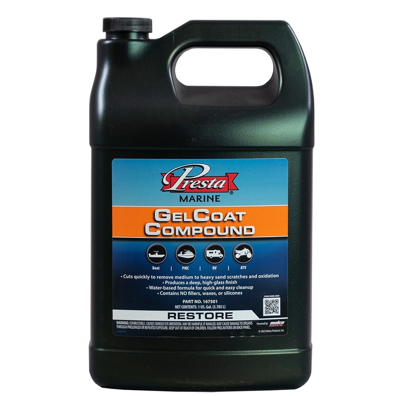 Presta Gel Coat Compound – 1 Gallon [167501]