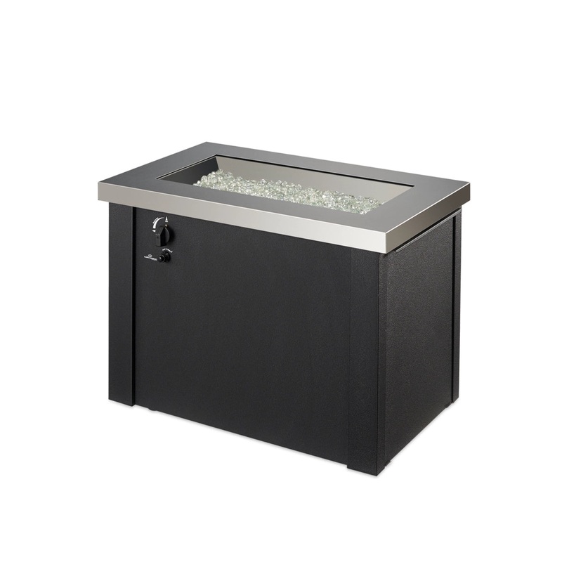 The Outdoor Greatroom Company Providence Rectangular Gas Fire Pit Table