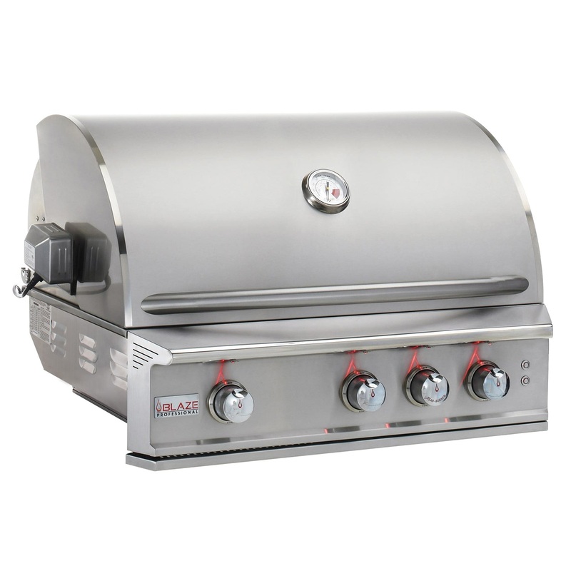 Blaze PRO 34″ 3-Burner Built-In Gas Grill Propane