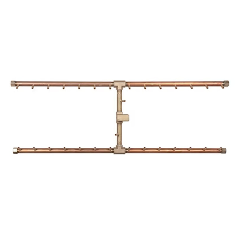 Warming Trends CFBH340 H-Style CROSSFIRE Brass Burner Natural Gas Burner Only