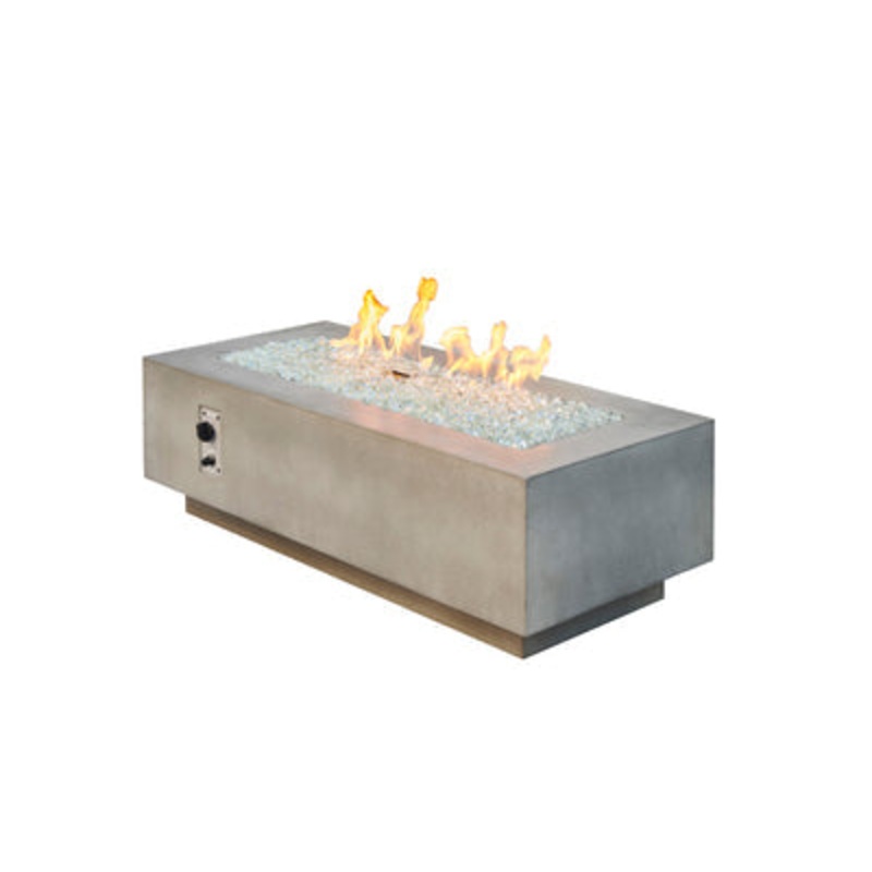 Outdoor Greatroom – Natural Grey Cove 54″ Linear Gas Fire Table – CV-54