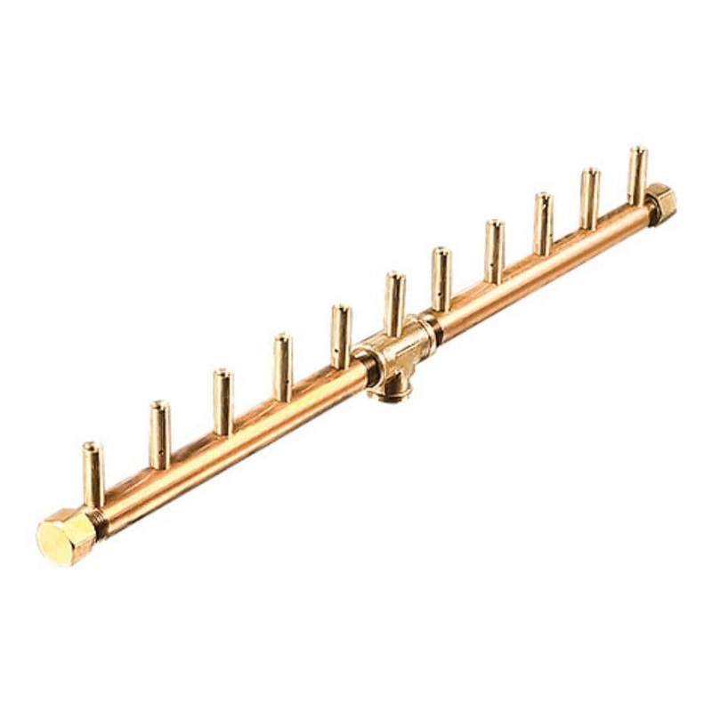 Warming Trends Linear CROSSFIRE 26-Inch Brass Gas Burner Liquid Propane No Flex Line No Plate
