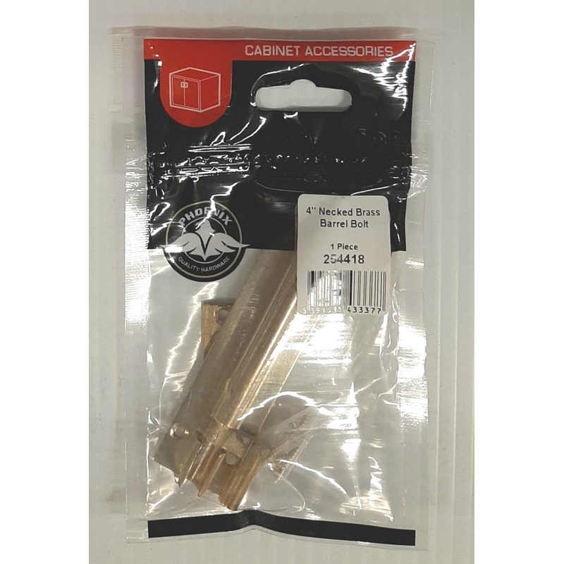 4″ Necked Brass Barrel Bolt Default