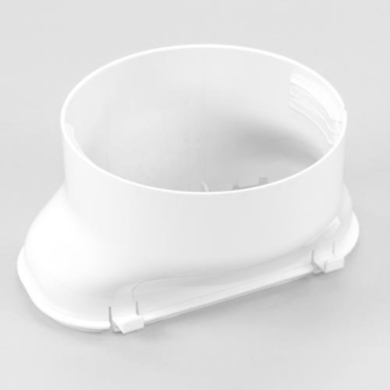 Delonghi PACEM3706ALWH Portable Air Conditioner Elliptical Connecter