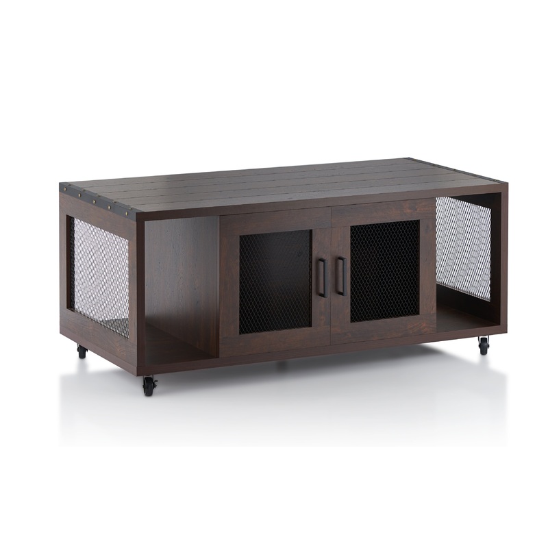 Nelson Contemporary Multi-Storage Coffee Table