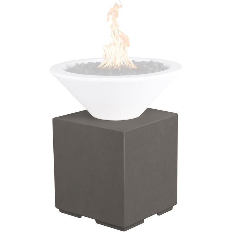 Top Fires GFRC Pillar for Fire Bowls (OPT-GFRCSTAND) Ash