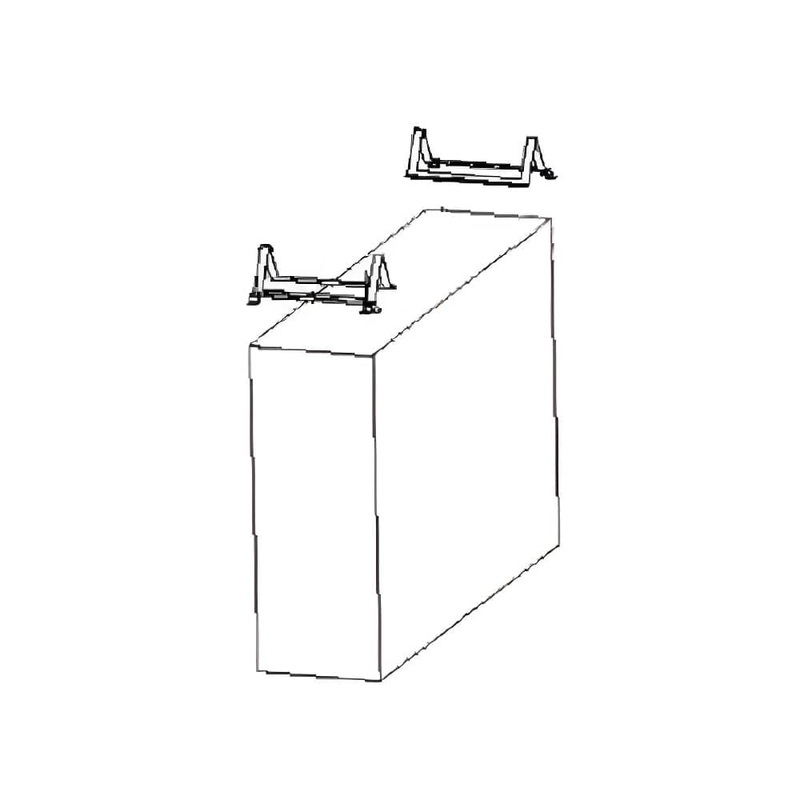 The Outdoor GreatRoom Company Standoff Kit for Gas Fireplaces 40″ Opening | Single-Sided