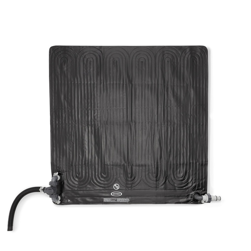Intex 28685E Above Ground Pool Water Heater Solar Mat, Black (Open Box) (2 Pack)