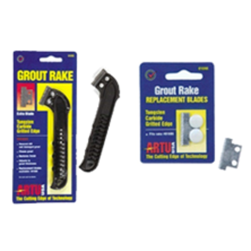 Artu Usa Grout Rake With Tungsten Carbide Blades DIY Grout Rake w/2 Blades