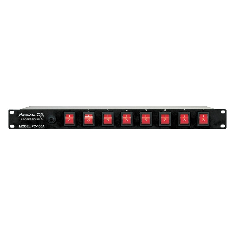 ADJ American DJ 19 Inch Rack Light Power Distribution Center On-Off (Open Box)