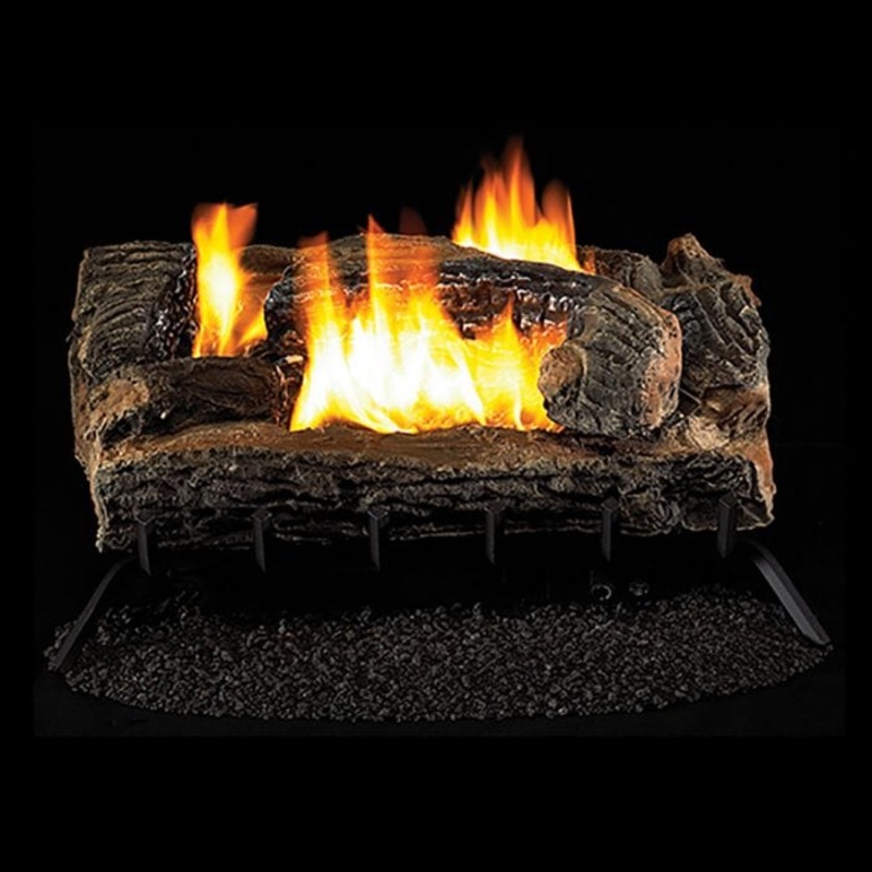 Superior  – 27-Inch Millivolt Ignition Multi-Sided Vent-Free Ceramic Fiber Gas Log Set | FVFMXX Natural gas
