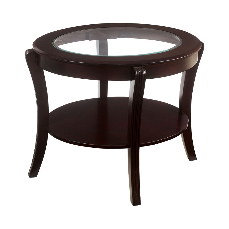 Dorite Contemporary Open Shelf End Table