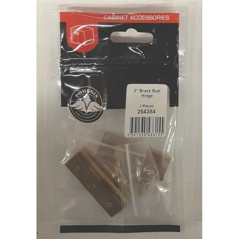 2″ Brass Butt Hinge (Pair) Default