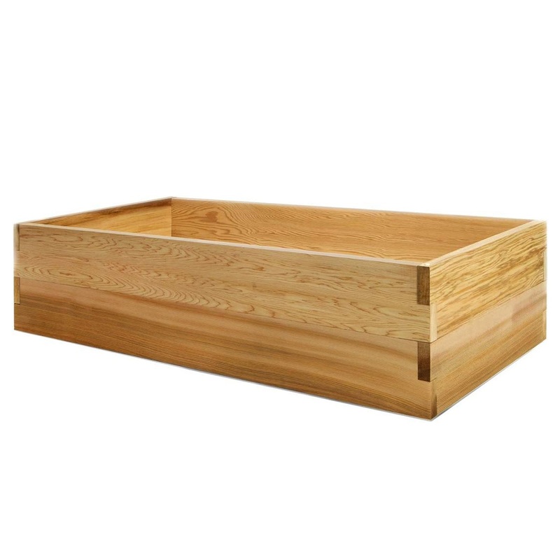 All Things Cedar 4×2’Elevated Garden Box w/Stackable&Expandable Design(Open Box)