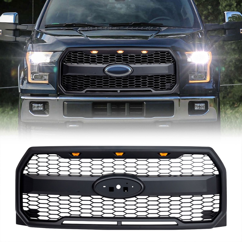 AMERICAN MODIFIED Raptor Style Mesh Grille for 2015-2017 Ford F150 (Open Box)