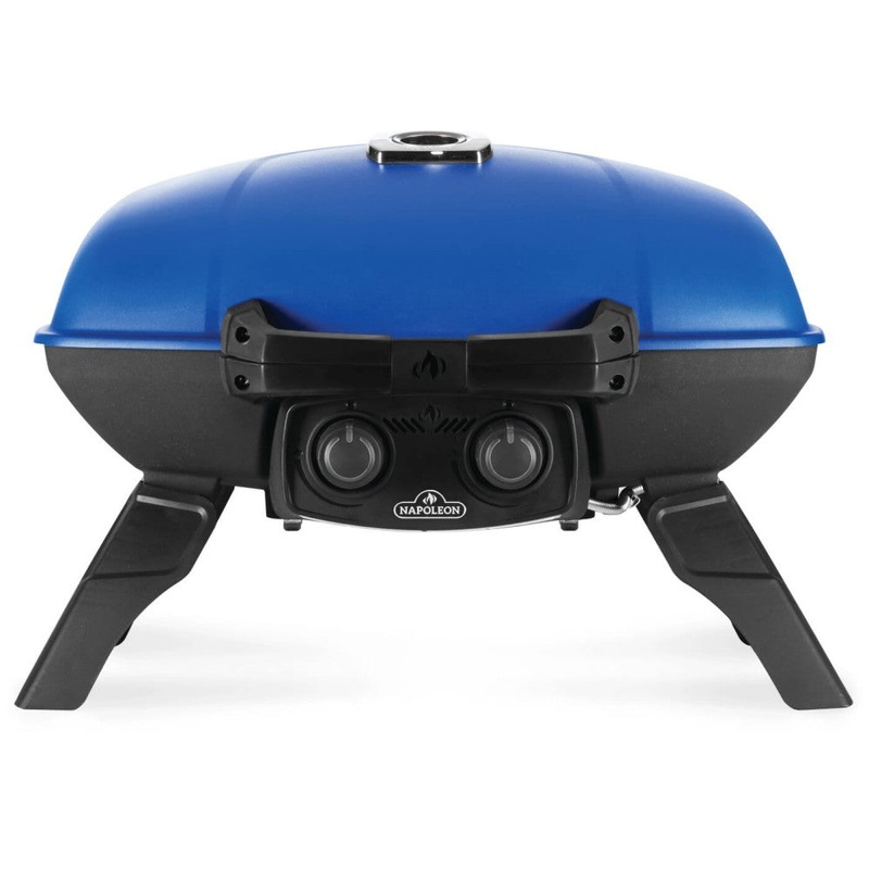TravelQ 285 Portable Propane Gas Grill, Blue
