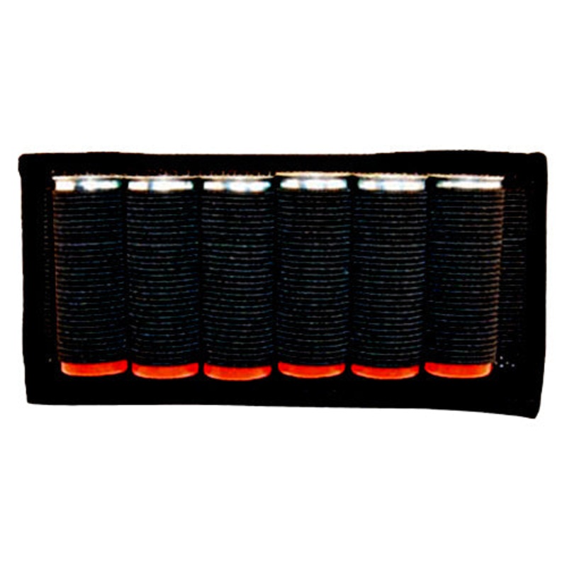 Grovtec US Inc GTAC87 Belt Slide Shotgun 6 Rounds Black Nylon w/Elastic Loops 2.25″