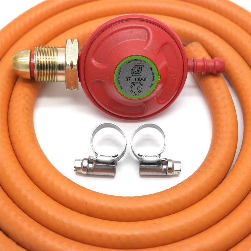 Red Propane Gas Regulator Kit
