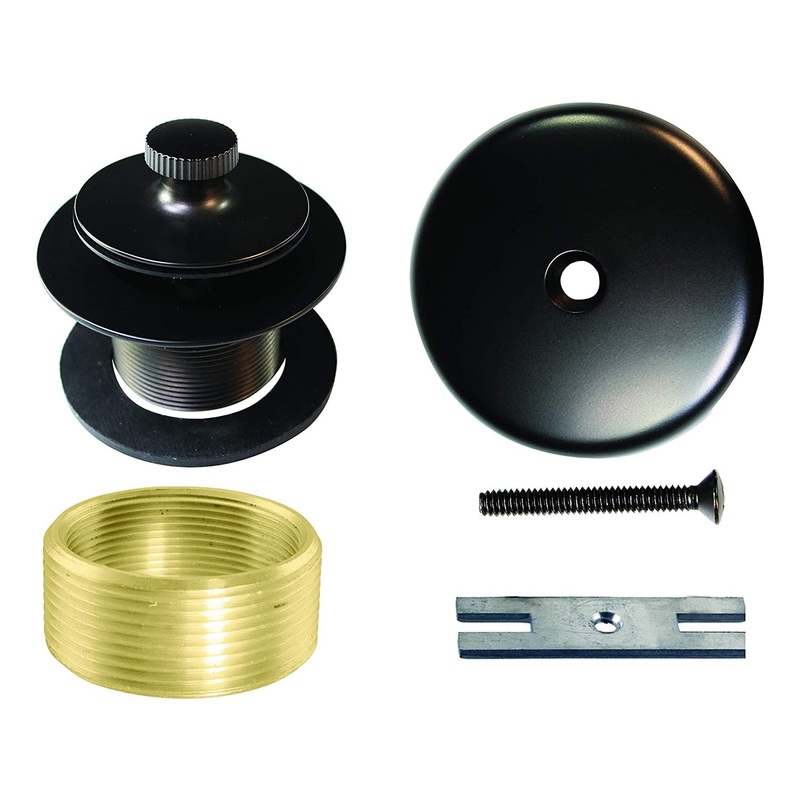 Westbrass 1.5 Inch Twist & Close Bathtub Trim Set w/ 1 Hole Faceplate (Open Box)