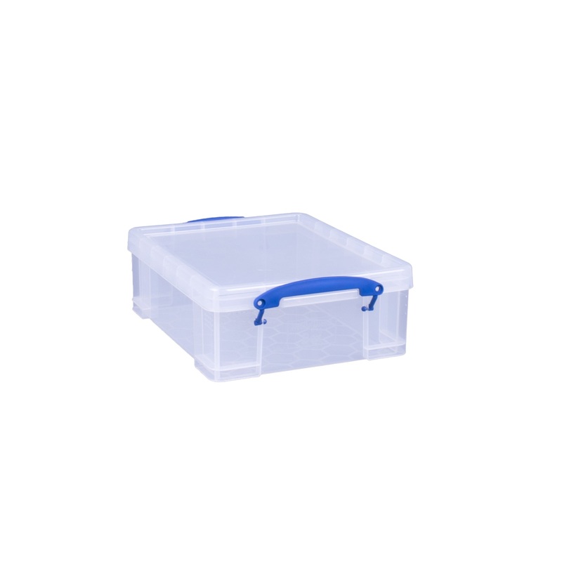 8.1L Plastic Storage Container w/Snap Lid & Clip Lock Handle (Open Box)