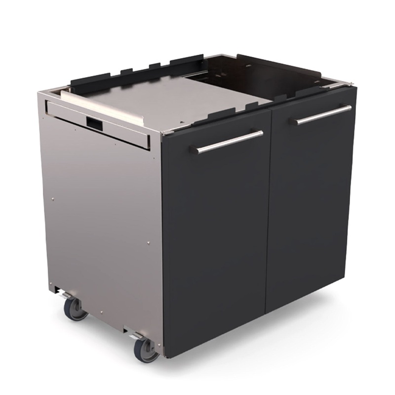 Base for Genio Multi-Fuel Pizza Oven (Stainless/Black) Hearthstone Genio Multi-Fuel 3.4